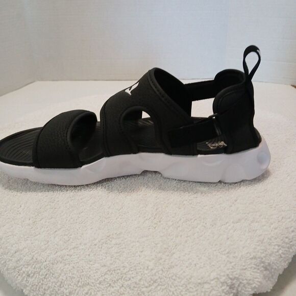 Nike Owaysis Womens Black/White Sandals CK9283-002 Size 8 Adjustable Strap - Picture 7 of 16